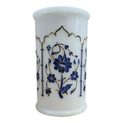 Marble Inlay Flower Vase ( Semi-Precious Stone Handicraft )