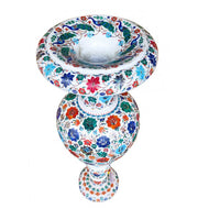 Marble Inlay Pietra Dura Flower Vase