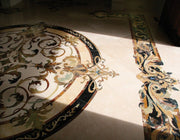 Luxury Marble Inlay Flooring Design