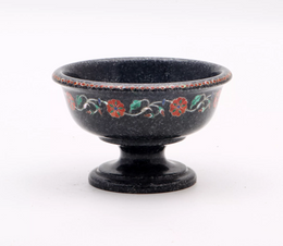 MARBLE INLAY SOUP BOWL