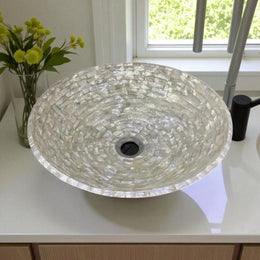 Wash Basin ( White Mother Of Pearl )