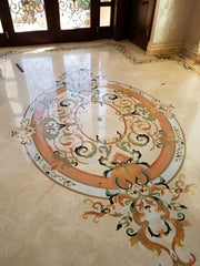 Bespoke Marble Flooring Inlay Art