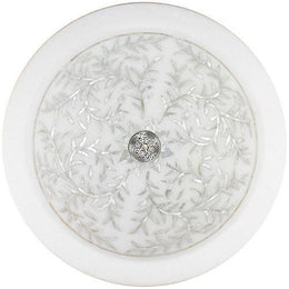 Marble Inlay Wash Basin With MOP Work