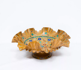 MARBLE INLAY SNACK BOWL