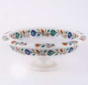 Marble Inlaid Fruit Bowl