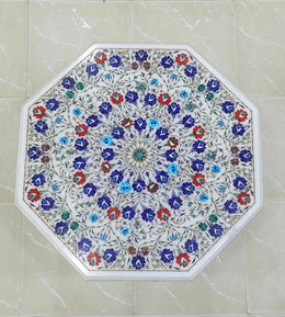 Marble Inlay Table Top ( Pietra Dura )