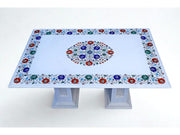 Marble Inlay Semi Precious Table Top