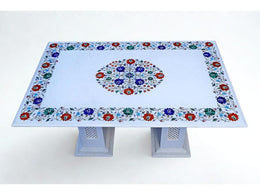 Marble Inlay Semi Precious Table Top