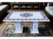 Marble Inlay Semi Precious Table Top