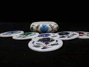 MARBLE INLAY TEA COASTER