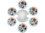 MARBLE INLAY TEA COASTER