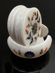 MARBLE INLAY TEA COASTER