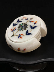 MARBLE INLAY TEA COASTER
