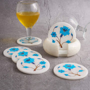 MARBLE INLAY TEA COASTER