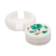 MARBLE INLAY TEA COASTER
