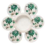 MARBLE INLAY TEA COASTER
