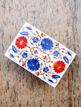 Marble Inlay Jewellery Box