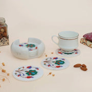 Marble Inlay Tea Coaster