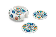 MARBLE INLAY TEA COASTER