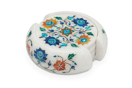 MARBLE INLAY TEA COASTER