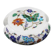 MARBLE INLAY TEA COASTER